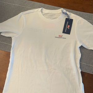 Boys Vineyard Vines White Short Sleeve Small 8-10